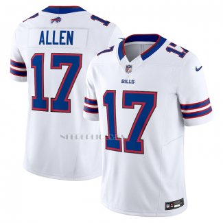 Camiseta NFL Limited Buffalo Bills Josh Allen Vapor F.U.S.E. Blanco