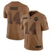 Camiseta NFL Limited Buffalo Bills Stefon Diggs 2023 Salute To Service Marron