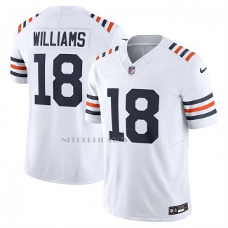 Camiseta NFL Limited Chicago Bears Caleb Williams Vapor F.U.S.E. Blanco1