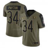 Camiseta NFL Limited Chicago Bears Walter Payton 2021 Salute To Service Retired Verde
