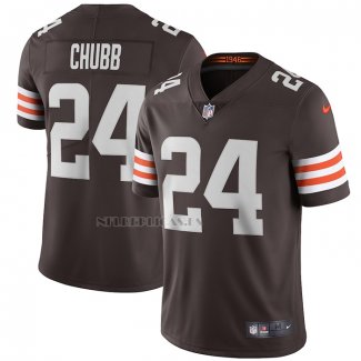 Camiseta NFL Limited Cleveland Browns Nick Chubb Vapor Marron
