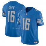 Camiseta NFL Limited Detroit Lions Jared Goff Vapor F.U.S.E. Azul