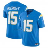Camiseta NFL Limited Los Angeles Chargers Ladd McConkey Vapor F.U.S.E. Azul