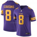 Camiseta NFL Limited Minnesota Vikings Kirk Cousins Color Rush Vapor Untouchable Violeta