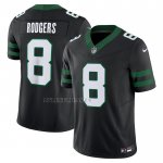 Camiseta NFL Limited New York Jets Aaron Rodgers Alterno Vapor F.U.S.E. Legacy Negro