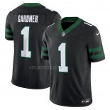 Camiseta NFL Limited New York Jets Ahmad Sauce Gardner Alterno Vapor F.U.S.E. Legacy Negro