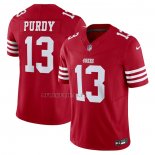 Camiseta NFL Limited San Francisco 49ers Brock Purdy Vapor F.U.S.E. Rojo