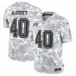 Camiseta NFL Limited Tampa Bay Buccaneers Mike Alstott 2024 Salute To Service Retired Gris