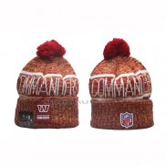 Gorro Beanie Washington Commanders New Era Rojo Amarillo