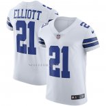 Camiseta NFL Elite Dallas Cowboys Ezekiel Elliott Vapor Blanco