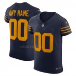 Camiseta NFL Elite Green Bay Packers Alterno Vapor F.U.S.E. Personalizada Azul Marino