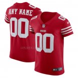 Camiseta NFL Elite San Francisco 49ers Personalizada Vapor Rojo