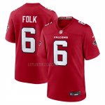 Camiseta NFL Game Atlanta Falcons Nick Folk Rojo
