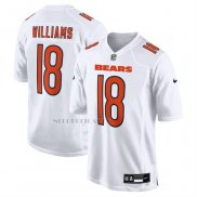 Camiseta NFL Game Chicago Bears Caleb Williams Tundra Blanco