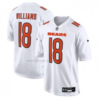 Camiseta NFL Game Chicago Bears Caleb Williams Tundra Blanco