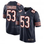 Camiseta NFL Game Chicago Bears TJ Edwards Azul