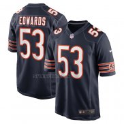 Camiseta NFL Game Chicago Bears TJ Edwards Azul