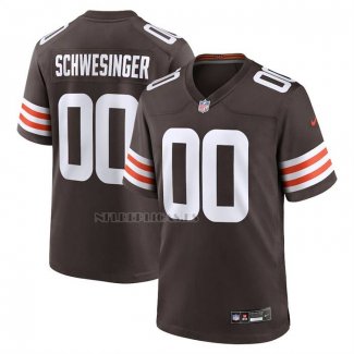 Camiseta NFL Game Cleveland Browns Carson Schwesinger 2025 NFL Draft Marron