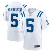 Camiseta NFL Game Indianapolis Colts Anthony Richardson 2023 NFL Draft First Round Pick Blanco