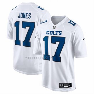 Camiseta NFL Game Indianapolis Colts Daniel Jones Fashion Blanco