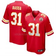 Camiseta NFL Game Kansas City Chiefs Jeffrey Bassa Rojo