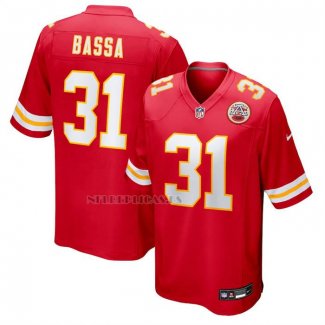 Camiseta NFL Game Kansas City Chiefs Jeffrey Bassa Rojo