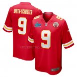 Camiseta NFL Game Kansas City Chiefs JuJu Smith-Schuster Super Bowl LVII Patch Rojo