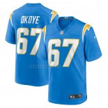 Camiseta NFL Game Los Angeles Chargers CJ Okoye Azul
