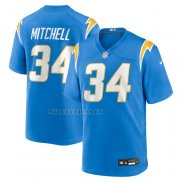 Camiseta NFL Game Los Angeles Chargers Keaton Mitchell Azul