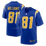 Camiseta NFL Game Los Angeles Chargers Mike Williams 2nd Alterno Azul