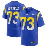 Camiseta NFL Game Los Angeles Rams David Edwards Azul