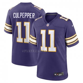 Camiseta NFL Game Minnesota Vikings Daunte Culpepper Classic Retired Violeta