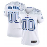 Camiseta NFL Game Mujer Buffalo Bills 2025 Rivalries Collection Personalizada Blanco