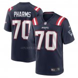 Camiseta NFL Game New England Patriots Jeremiah Pharms Jr. Azul