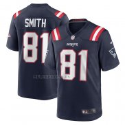 Camiseta NFL Game New England Patriots Jonnu Smith Azul