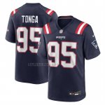 Camiseta NFL Game New England Patriots Khyiris Tonga Azul