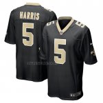 Camiseta NFL Game New Orleans Saints Will Harris Negro