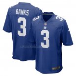 Camiseta NFL Game New York Giants Deonte Banks 3 Azul