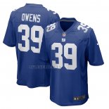 Camiseta NFL Game New York Giants Gervarrius Owens Azul