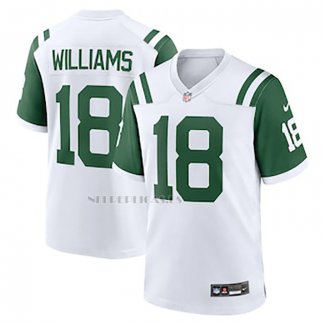 Camiseta NFL Game New York Jets Mike Williams Classic Alterno Blanco