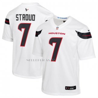 Camiseta NFL Game Nino Houston Texans CJ Stroud Blanco