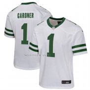 Camiseta NFL Game Nino New York Jets Ahmad Sauce Gardner Blanco