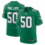 Camiseta NFL Game Philadelphia Eagles Jaelan Phillips Alterno 2 Verde