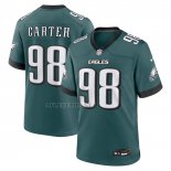 Camiseta NFL Game Philadelphia Eagles Jalen Carter Verde1