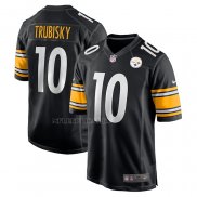 Camiseta NFL Game Pittsburgh Steelers Mitchell Trubisky Negro