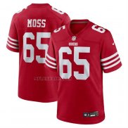 Camiseta NFL Game San Francisco 49ers Drew Moss Rojo