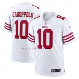 Camiseta NFL Game San Francisco 49ers Jimmy Garoppolo 10 Blanco