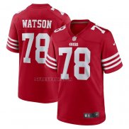 Camiseta NFL Game San Francisco 49ers Leroy Watson Primera Rojo