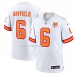 Camiseta NFL Game Tampa Bay Buccaneers Baker Mayfield 50th Season Blanco