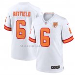 Camiseta NFL Game Tampa Bay Buccaneers Baker Mayfield 50th Season Blanco
